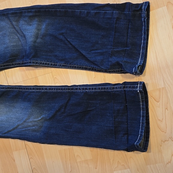 Ariat R.E.A.L. Mid Rise Stretch Entwined Boot Cut Jeans 34R - Picture 9 of 16